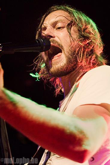 Menomena at Paradise Rock Club, November 10, 2007. Photo by Joshua Bean.