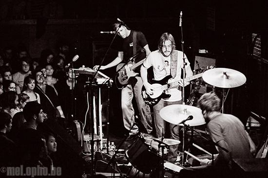 Menomena at Paradise Rock Club, November 10, 2007. Photo by Joshua Bean.