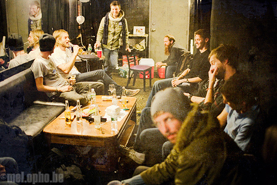 Menomena at Paradise Rock Club, November 10, 2007. Photo by Joshua Bean.