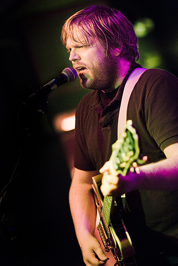 Georgie James at Great Scott, November 14, 2007. Photo by Joshua Bean.