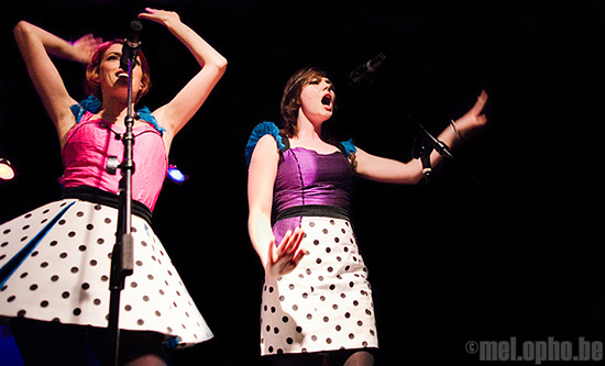 The Pipettes at Great Scott, November 15, 2007. Photo by Joshua Bean.