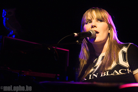 Grace Potter and the Nocturnals at Paradise Rock Club, December 6, 2007. Photo by Joshua Bean.