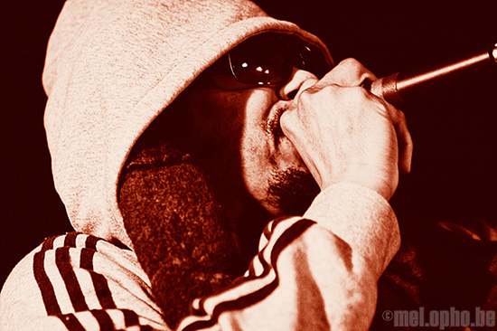 Mr. Lif at Middle East Downstairs, December 14, 2007. Photo by Joshua Bean.