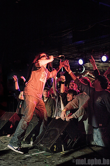 Mr. Lif at Middle East Downstairs, December 14, 2007. Photo by Joshua Bean.
