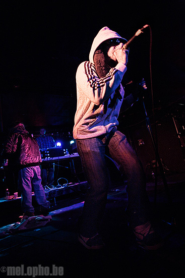 Mr. Lif at Middle East Downstairs, December 14, 2007. Photo by Joshua Bean.