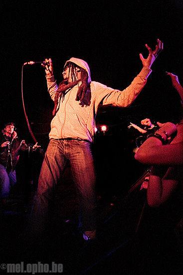 Mr. Lif at Middle East Downstairs, December 14, 2007. Photo by Joshua Bean.