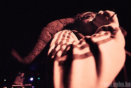 Mr. Lif at Middle East Downstairs, December 14, 2007. Photo by Joshua Bean.