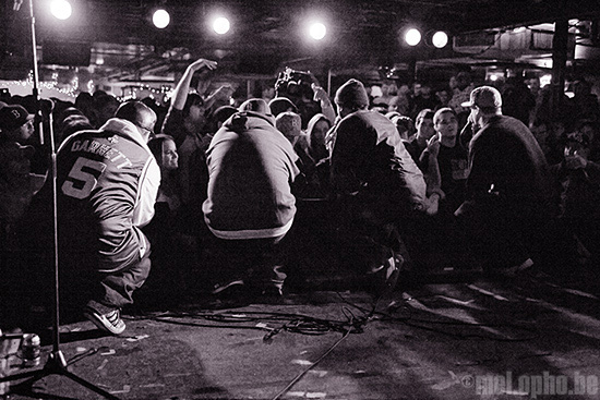 Mr. Lif at Middle East Downstairs, December 14, 2007. Photo by Joshua Bean.