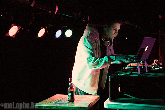 Mr. Lif at Middle East Downstairs, December 14, 2007. Photo by Joshua Bean.