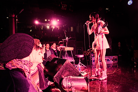 Blonde Redhead at Paradise Rock Club, January 20, 2008. Photo by Joshua Bean.