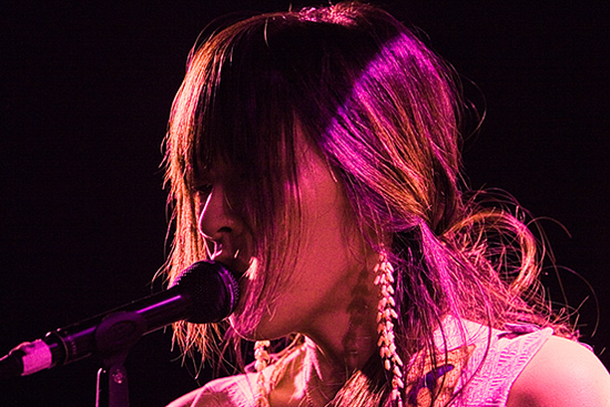 Blonde Redhead at Paradise Rock Club, January 20, 2008. Photo by Joshua Bean.