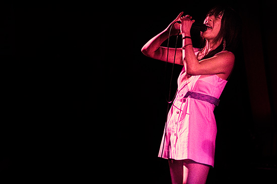Blonde Redhead at Paradise Rock Club, January 20, 2008. Photo by Joshua Bean.