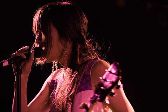 Blonde Redhead at Paradise Rock Club, January 20, 2008. Photo by Joshua Bean.