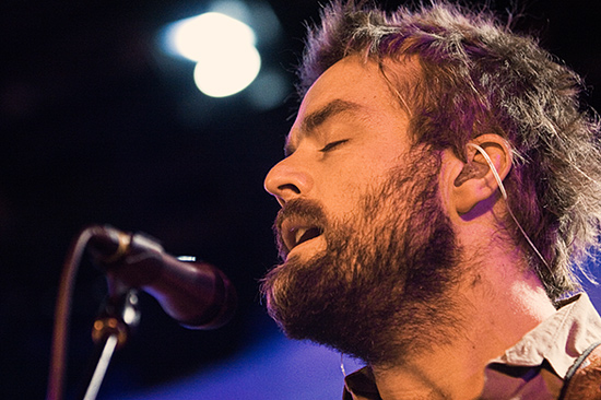 Xavier Rudd at Paradise Rock Club, January 30, 2008. Photo by Joshua Bean.