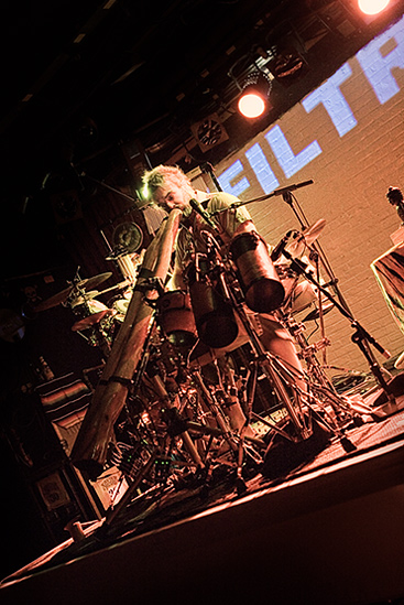 Xavier Rudd at Paradise Rock Club, January 30, 2008. Photo by Joshua Bean.