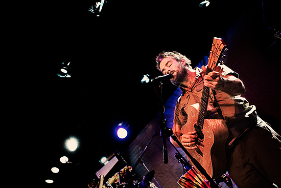 Xavier Rudd at Paradise Rock Club, January 30, 2008. Photo by Joshua Bean.