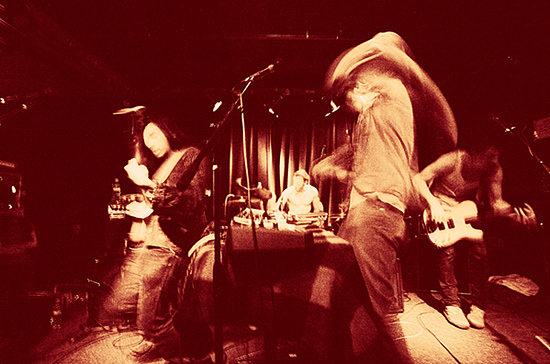 Yeasayer at Great Scott, February 12, 2008. Photo by Joshua Bean.