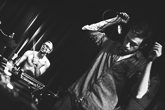 Yeasayer at Great Scott, February 12, 2008. Photo by Joshua Bean.