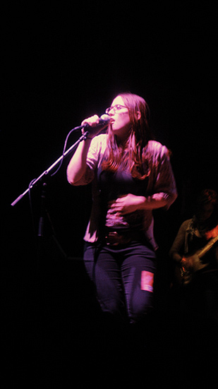 Ingrid Michaelson at Webster Hall, February 15, 2008. Photo by Anna Gillespie.