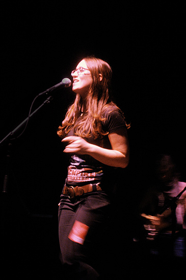 Ingrid Michaelson at Webster Hall, February 15, 2008. Photo by Anna Gillespie.
