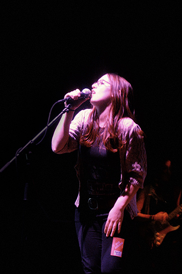 Ingrid Michaelson at Webster Hall, February 15, 2008. Photo by Anna Gillespie.