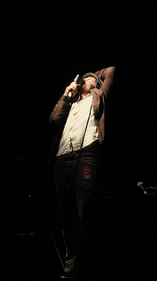 David Ford at Webster Hall, February 15, 2008. Photo by Anna Gillespie.