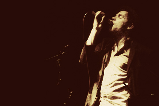 David Ford at Webster Hall, February 15, 2008. Photo by Anna Gillespie.