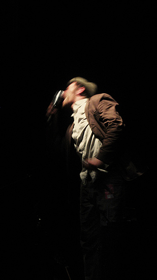 David Ford at Webster Hall, February 15, 2008. Photo by Anna Gillespie.
