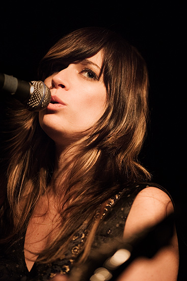 Nicole Atkins and the Sea at T.T. the Bear's Place, February 15, 2008. Photo by Joshua Bean.