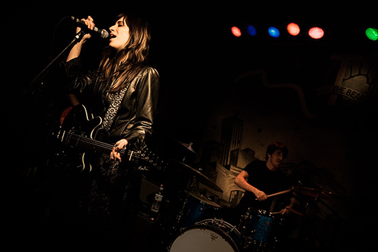 Nicole Atkins and the Sea at T.T. the Bear's Place, February 15, 2008. Photo by Joshua Bean.