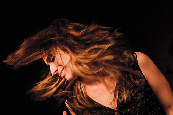 Nicole Atkins and the Sea at T.T. the Bear's Place, February 15, 2008. Photo by Joshua Bean.