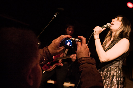 Nicole Atkins and the Sea at T.T. the Bear's Place, February 15, 2008. Photo by Joshua Bean.