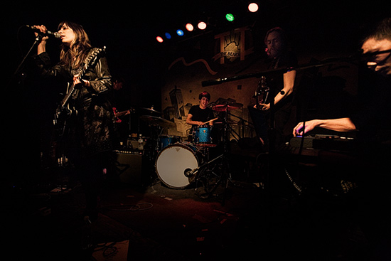 Nicole Atkins and the Sea at T.T. the Bear's Place, February 15, 2008. Photo by Joshua Bean.