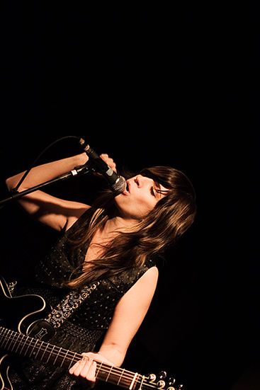 Nicole Atkins and the Sea at T.T. the Bear's Place, February 15, 2008. Photo by Joshua Bean.