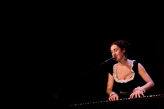 Nicole Atkins and the Sea at T.T. the Bear's Place, February 15, 2008. Photo by Joshua Bean.