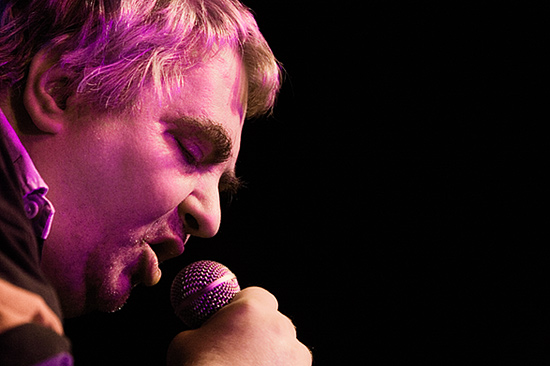 Daniel Johnston at The Roxy, February 20, 2008. Photo by Joshua Bean.