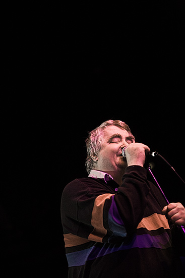 Daniel Johnston at The Roxy, February 20, 2008. Photo by Joshua Bean.