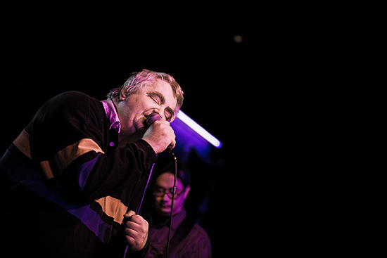 Daniel Johnston at The Roxy, February 20, 2008. Photo by Joshua Bean.