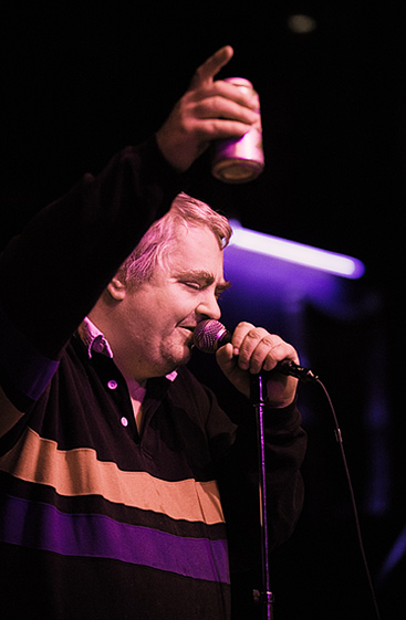 Daniel Johnston at The Roxy, February 20, 2008. Photo by Joshua Bean.