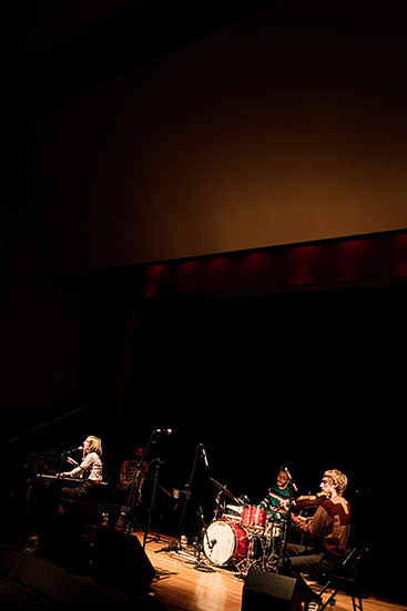 White Hinterland at Museum of Fine Arts, February 23, 2008. Photo by Joshua Bean.