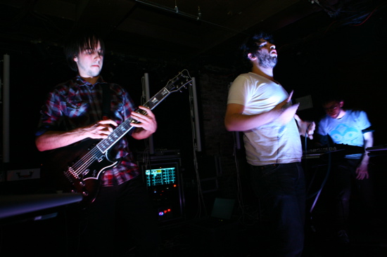 Genghis Tron at Great Scott, February 24, 2008. Photo by Christopher Huang.