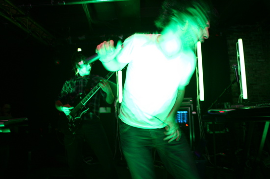 Genghis Tron at Great Scott, February 24, 2008. Photo by Christopher Huang.