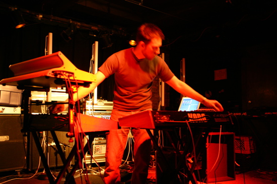 Genghis Tron at Great Scott, February 24, 2008. Photo by Christopher Huang.