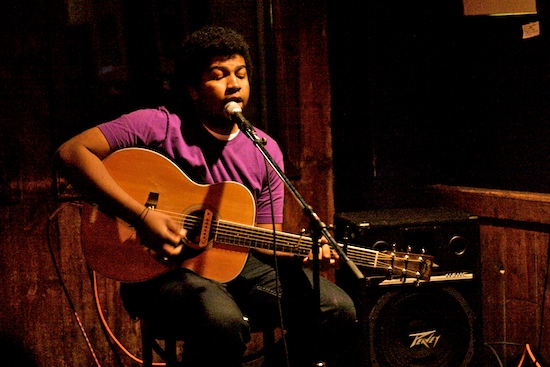 The Other Side of the Bear Acoustic Series at T.T. the Bear's Place, February 24, 2008. Photo by Ari Sommer.