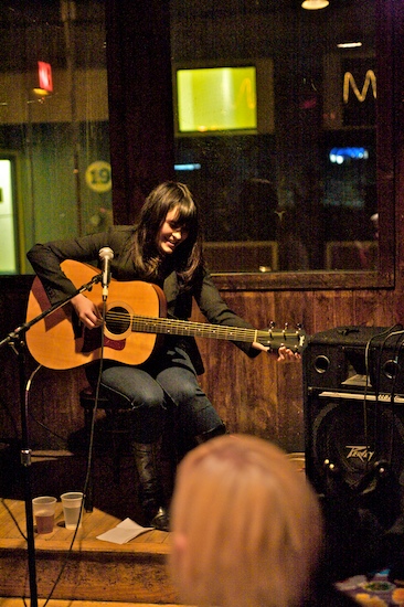 The Other Side of the Bear Acoustic Series at T.T. the Bear's Place, February 24, 2008. Photo by Ari Sommer.