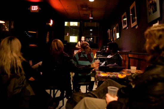 The Other Side of the Bear Acoustic Series at T.T. the Bear's Place, February 24, 2008. Photo by Ari Sommer.