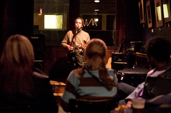 The Other Side of the Bear Acoustic Series at T.T. the Bear's Place, February 24, 2008. Photo by Ari Sommer.