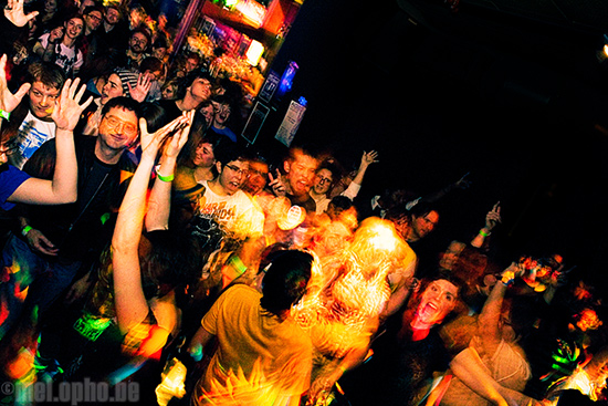 Men at Great Scott, March 3, 2008. Photo by Joshua Bean.