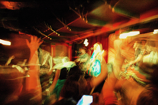 Tilly and the Wall at Chop Suey, March 5, 2008. Photo by Riley Nagler.