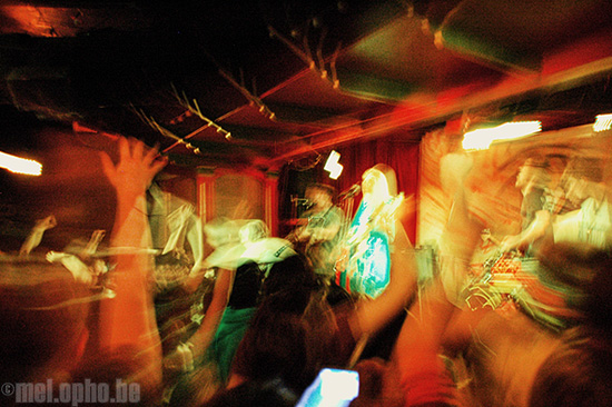 Tilly and the Wall at Chop Suey, March 5, 2008. Photo by Riley Nagler.